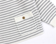 Lil Atelier coconut milk stribet pullover